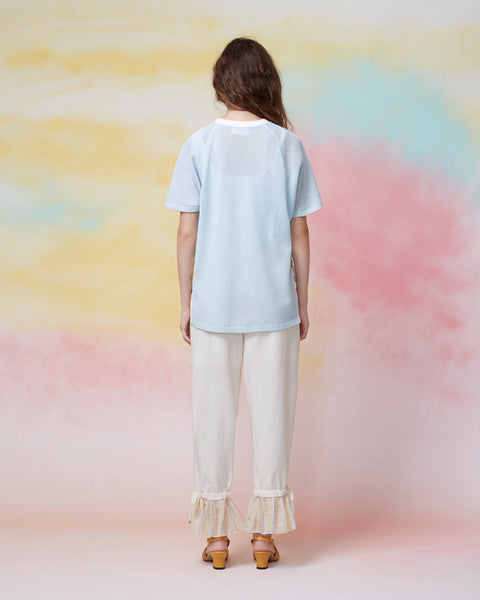 Ribboned Breeze Net Top