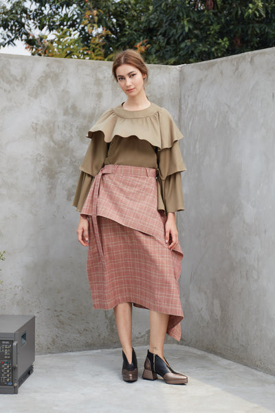 Layered Ruffle Blouse