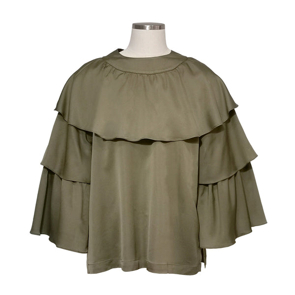 Layered Ruffle Blouse