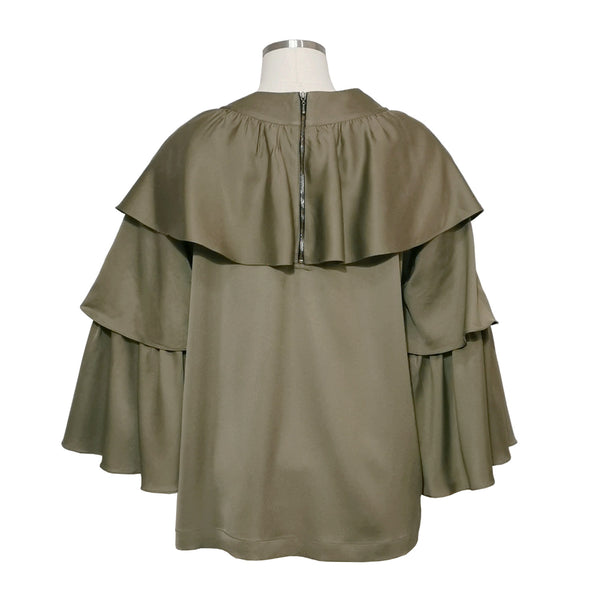 Layered Ruffle Blouse