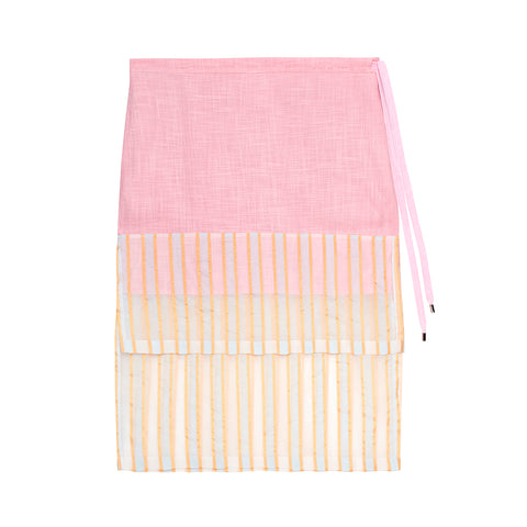 Sorbet Stripe Layered  Pencil Skirt