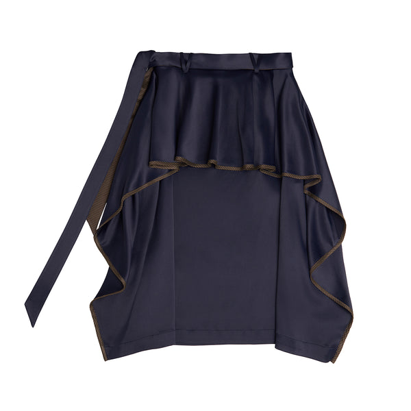 Sample/ Front Peplum   Flare Skirt