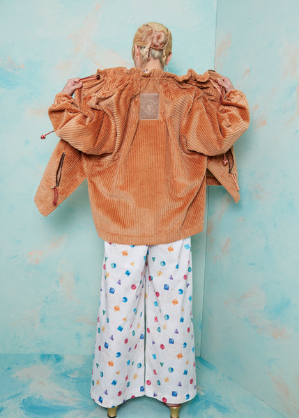 Plushy Drawstring Jacket