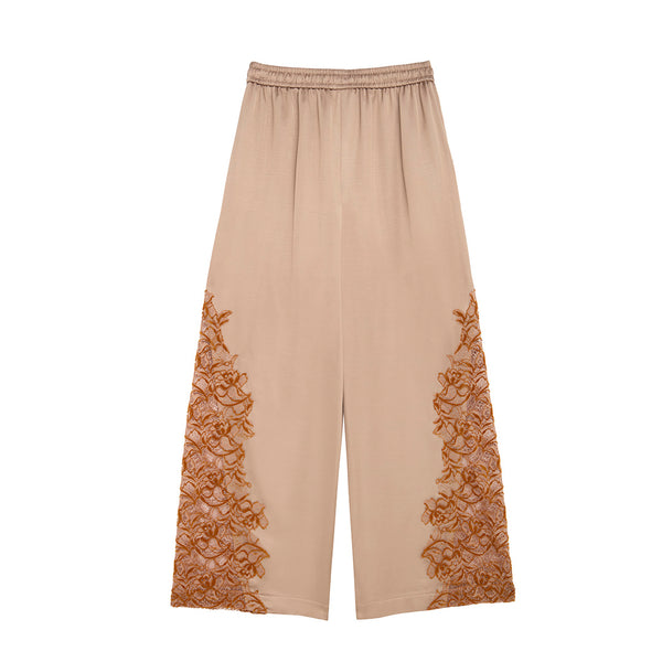 Lacy Glowing  Wide Pants