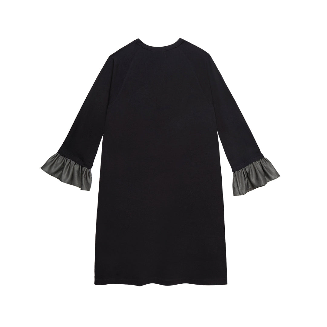 Budding Square Ribbon A-line Dress ワンピース (5 色) A-Line/Princess Chiffon Ruched One-Shoulder Sleeveless Floor