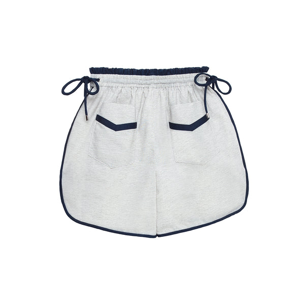 Ribbon Trim Shorts