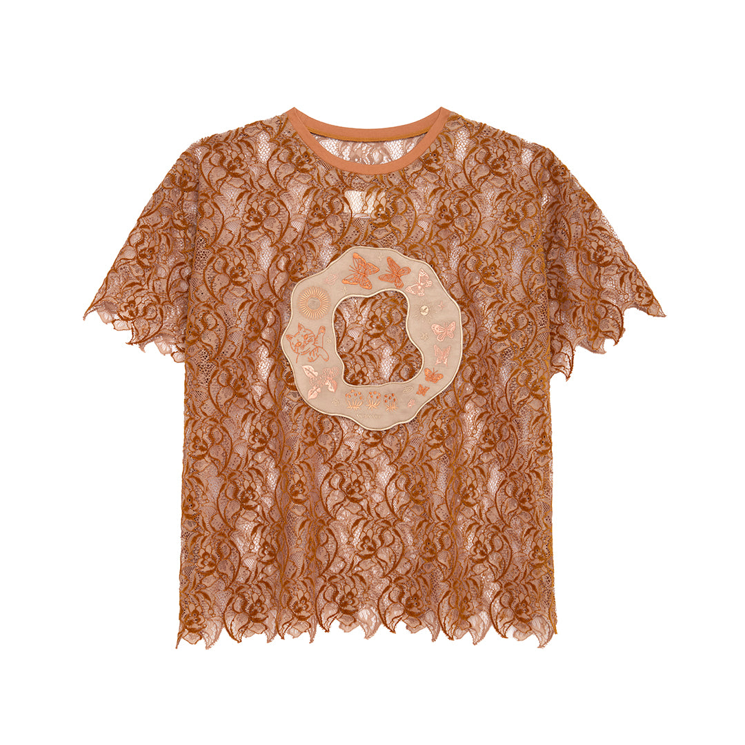 Cosmic Diving  Lace T-shirt