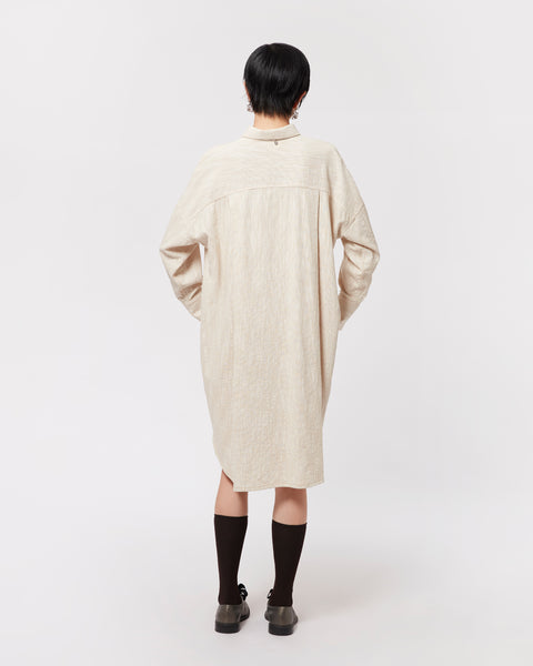 Sketch Embroidery Shirt Dress