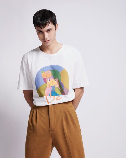 BE-Cat Head Tshirt