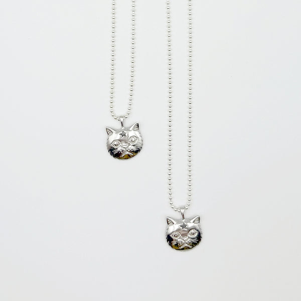 Mystical Cat Charm Necklace