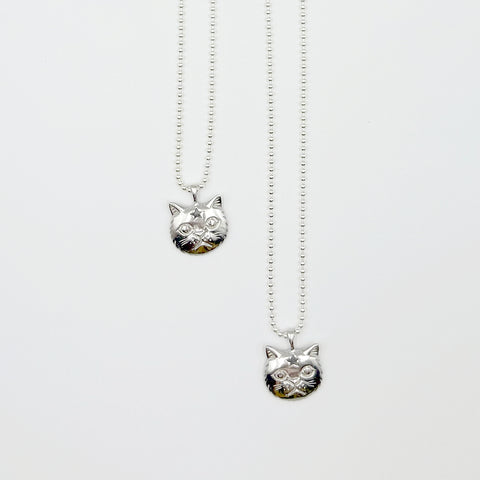 Mystical Cat Charm Necklace