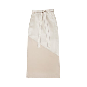 Sample/ Shiny Cloud Long Skirt