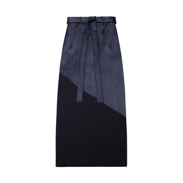 Sample/ Shiny Cloud Long Skirt